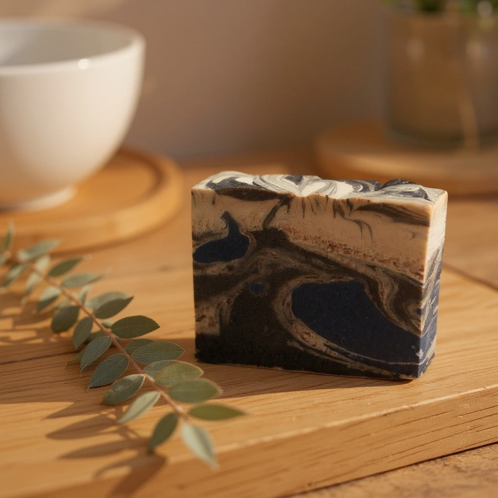 Blue Marble-Bathin' Beauty Vitamin Soap