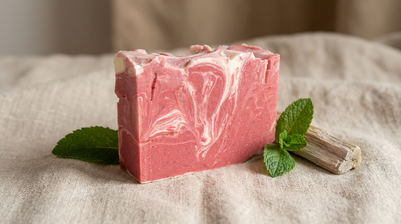 Candy Cane-Bathin' Beauty Vitamin Soap