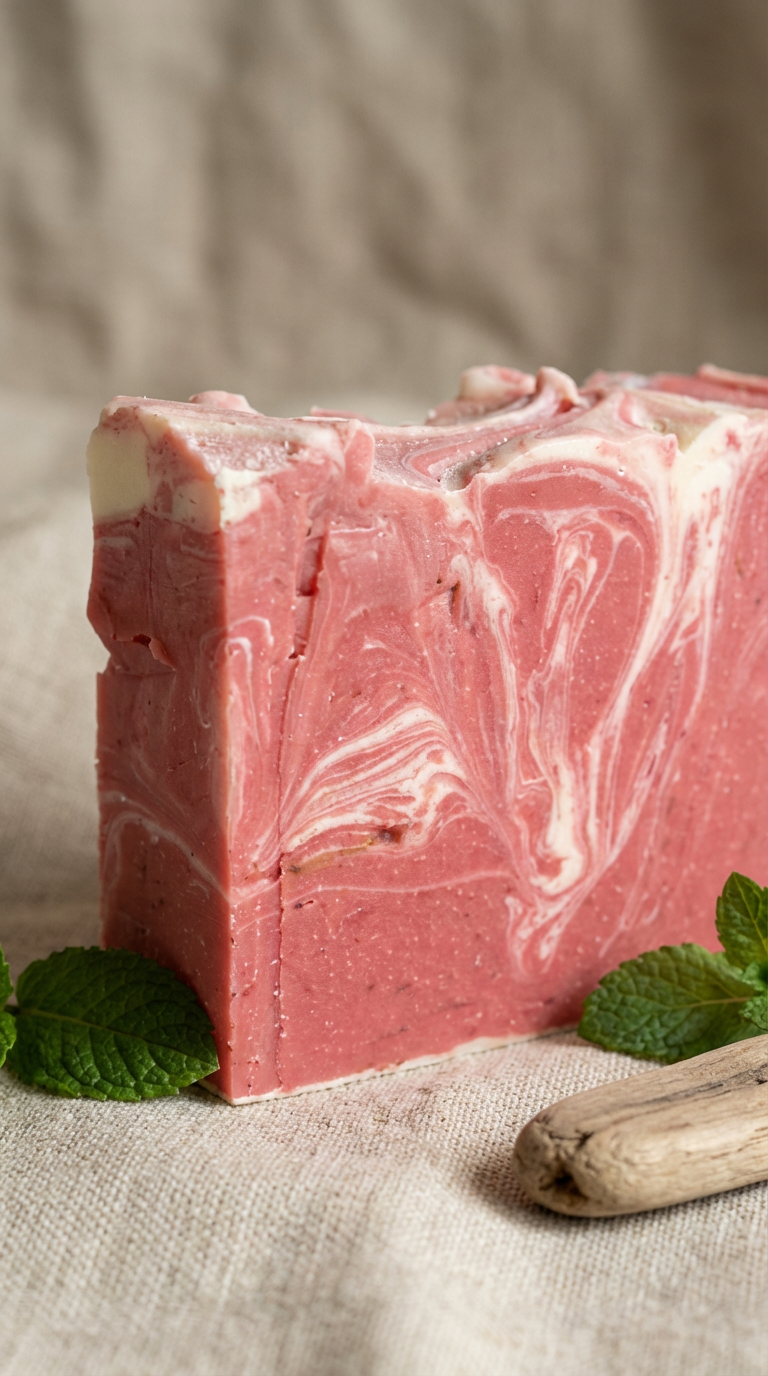 Candy Cane-Bathin' Beauty Vitamin Soap