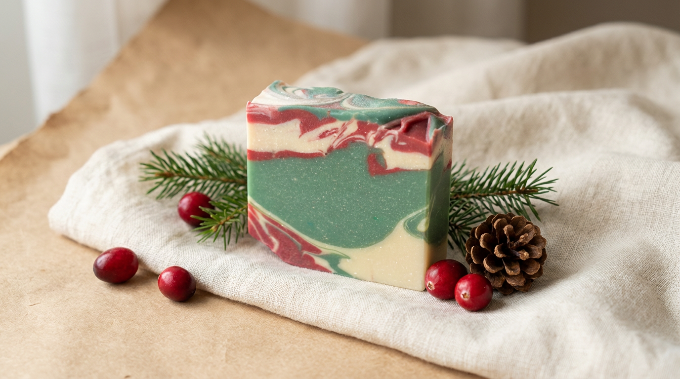Christmas Forest-Bathin' Beauty Vitamin Soap