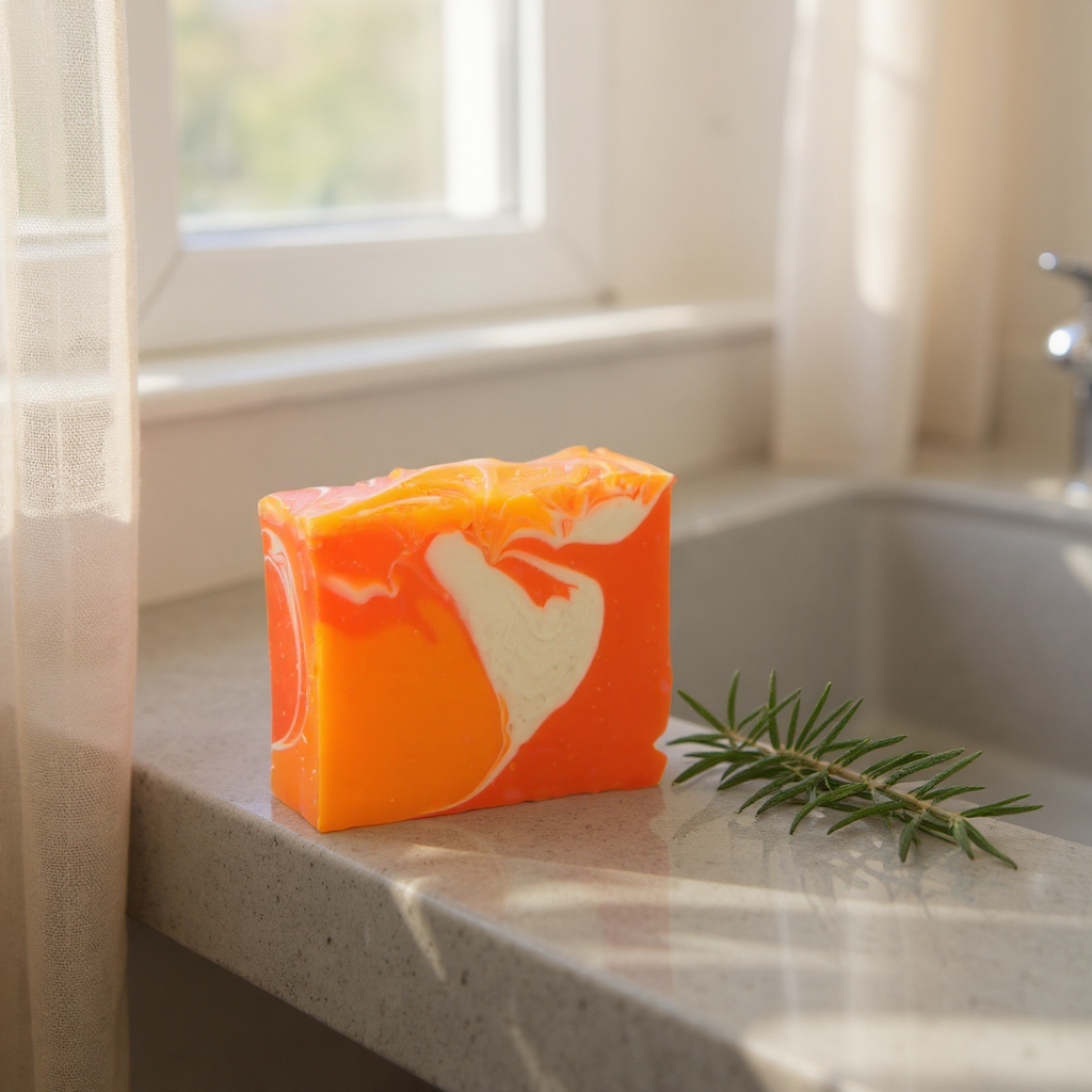 Orange Peel-Bathin' Beauty Vitamin Soap