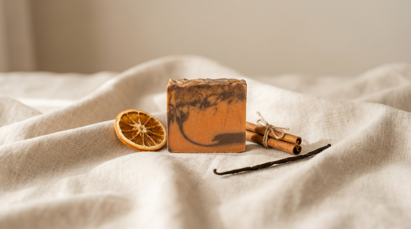 Pumpkin Brown Sugar-Bathin' Beauty Vitamin Soap