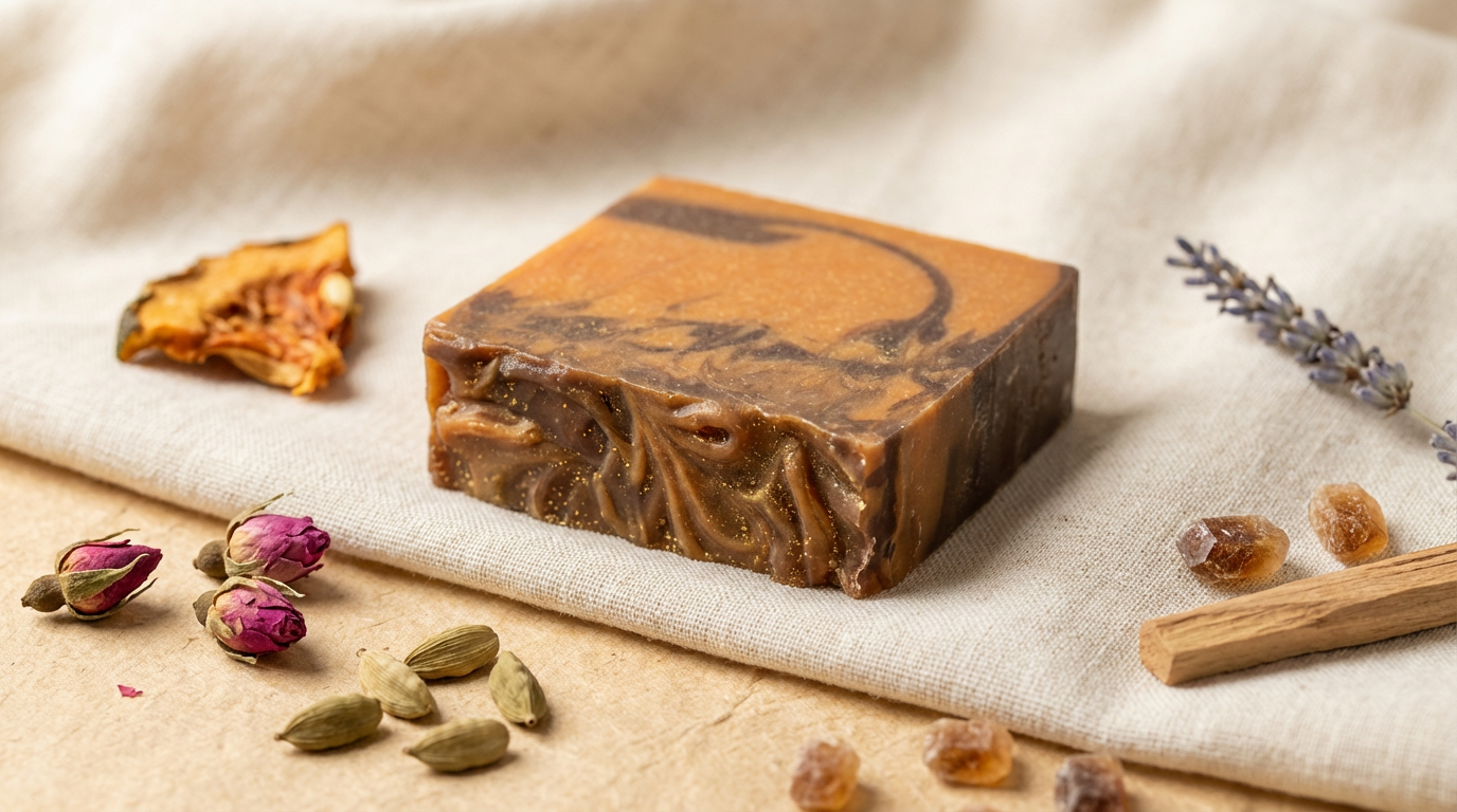 Pumpkin Brown Sugar-Bathin' Beauty Vitamin Soap