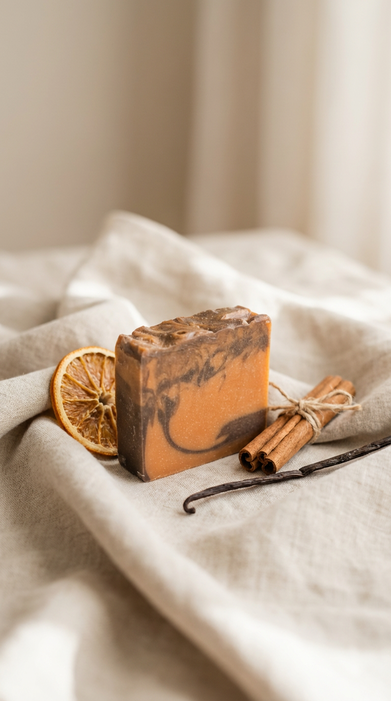 Pumpkin Brown Sugar-Bathin' Beauty Vitamin Soap