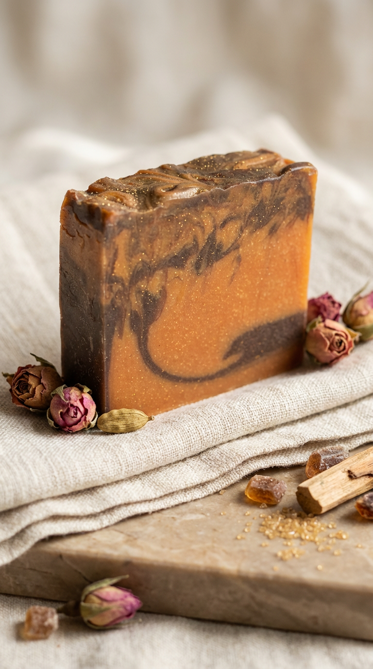Pumpkin Brown Sugar-Bathin' Beauty Vitamin Soap