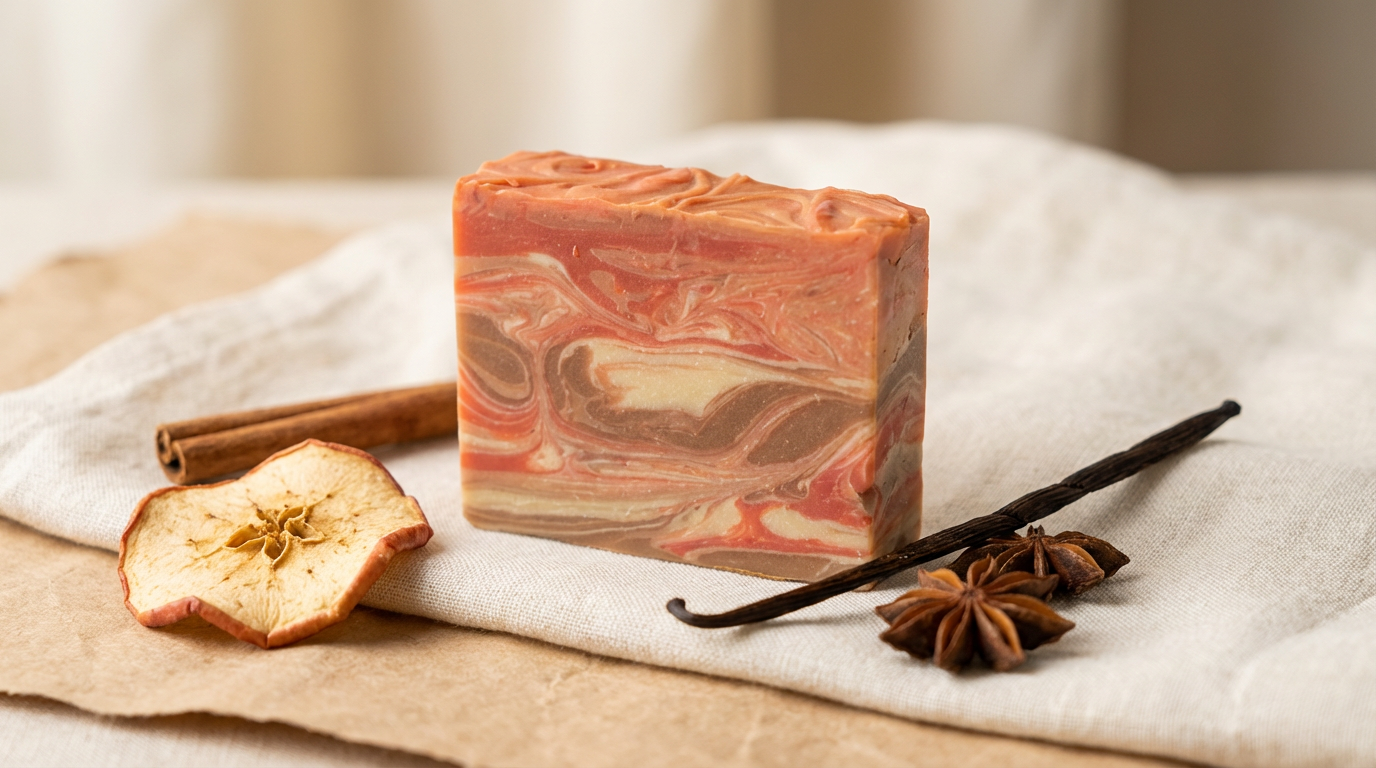 Vanilla Apple Cinnamon-Bathin' Beauty Vitamin Soap